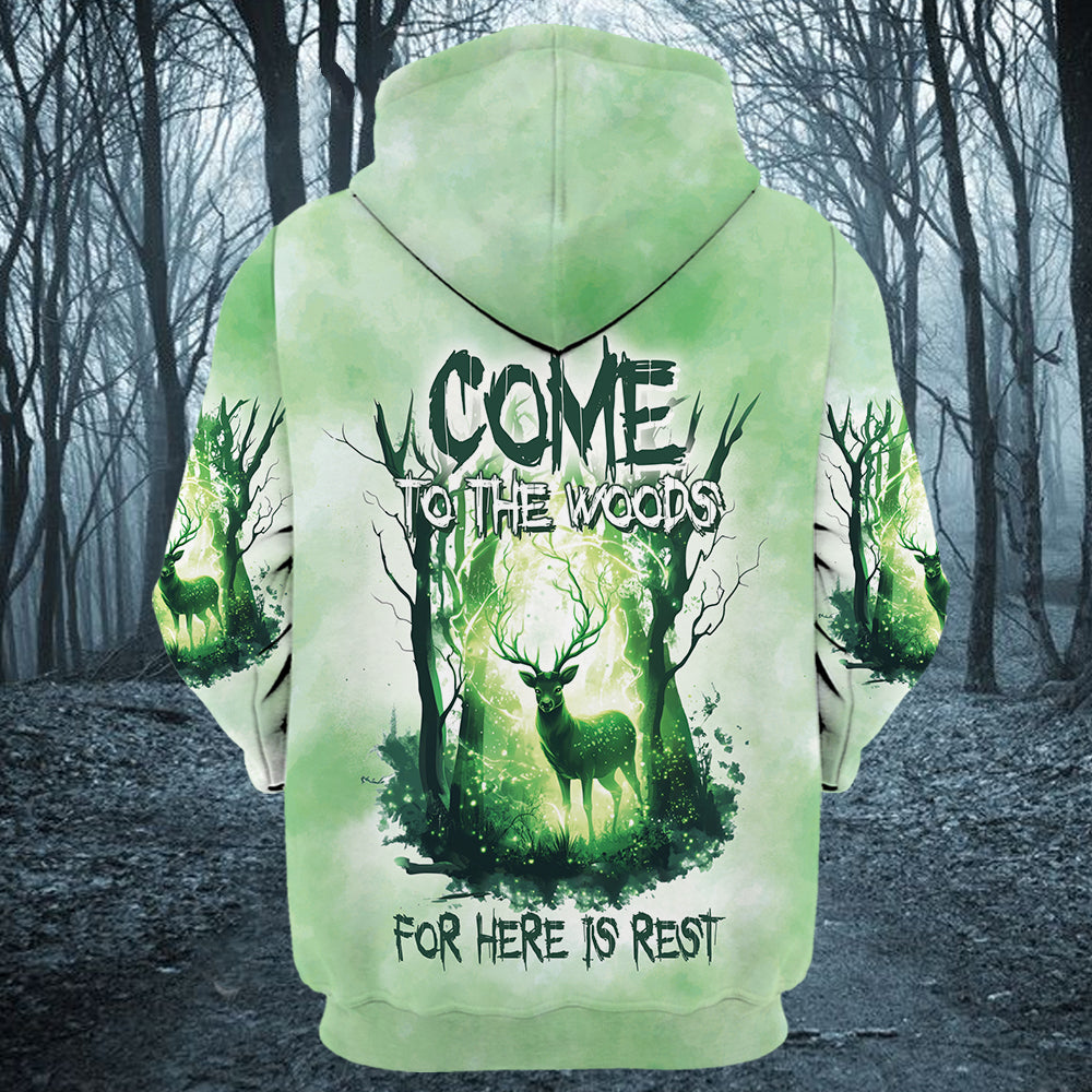 Come To The Woods For Here Is Rest All Over Print Shirt