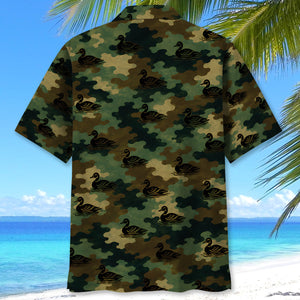 Duck Camouflage Millitary Hawaiian Shirt