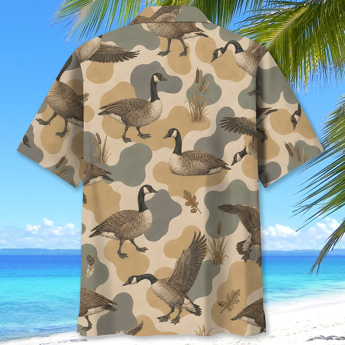 Goose Camouflage Men Polo Shirt