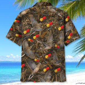 Vintage Camouflage Dove Hunting Hawaiian Shirt