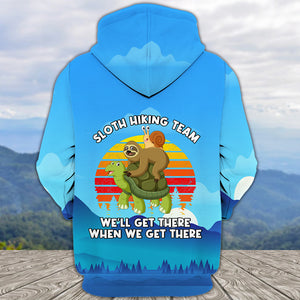 Funny Slow Hiking Team All Over Print Shirt