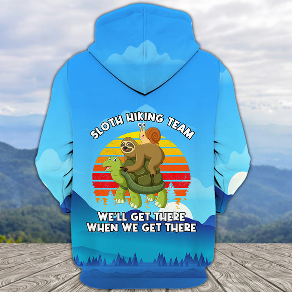 Funny Slow Hiking Team All Over Print Shirt