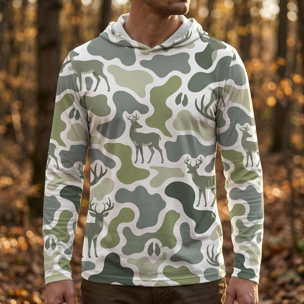 Deer Camouflage Hunting Funny Shirt