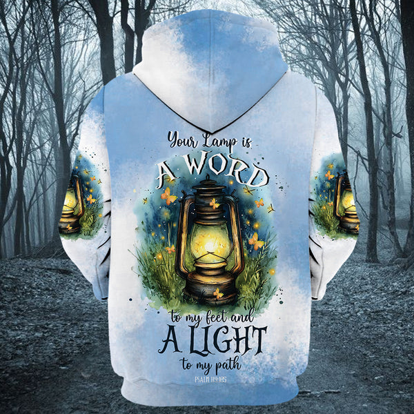 Your Lamp Is A Word To My Feet And A Light To My Path All Over Print Shirt