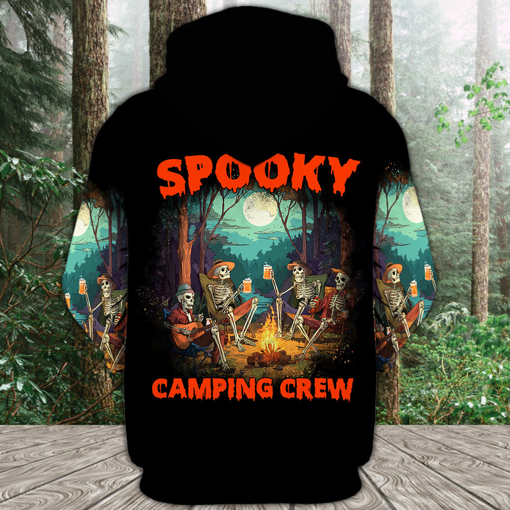 Spooky Camping Crew Halloween All Over Print Shirt