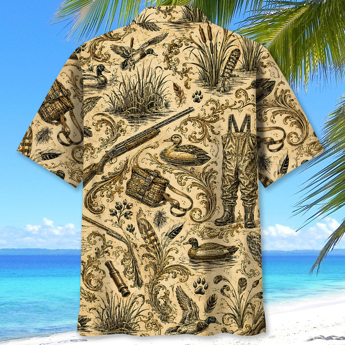 Duck Hunting Vintage Hawaiian Shirt
