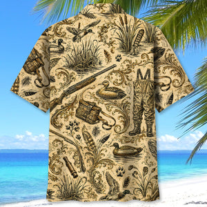 Duck Hunting Vintage Hawaiian Shirt