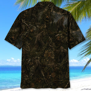 Bigfoot Forest Hawaiian Shirt