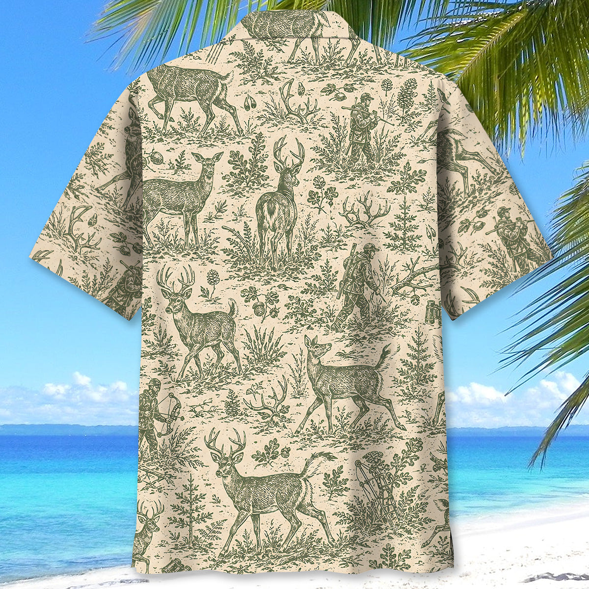 Classic Deer Hunt Hawaiian Shirt