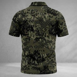 Camouflage Pheasant Hunting Men Polo Shirt