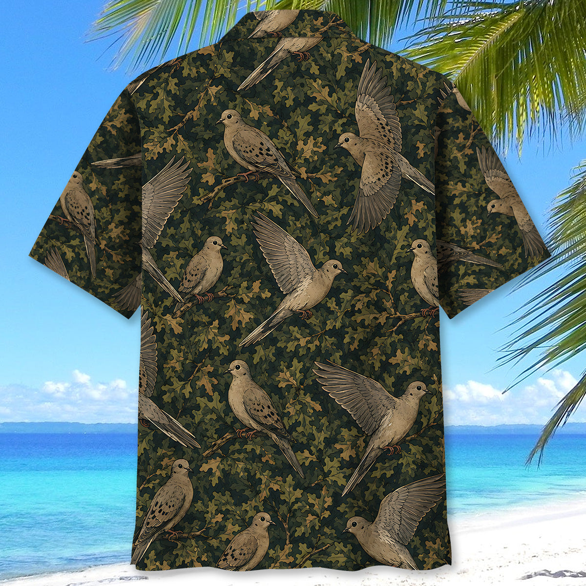 Dove Woodland Hawaiian Shirt