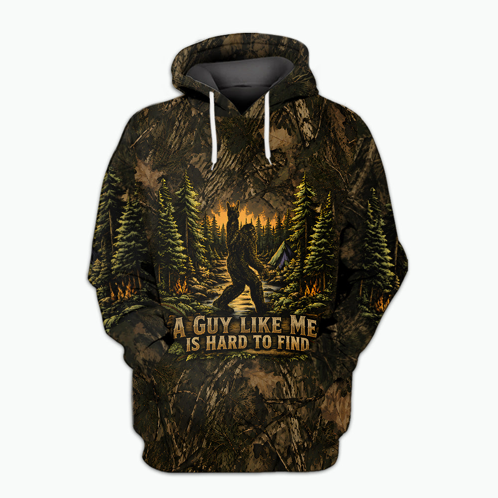 A Guy Like Me Is Hard To Find Camouflage All Over Print