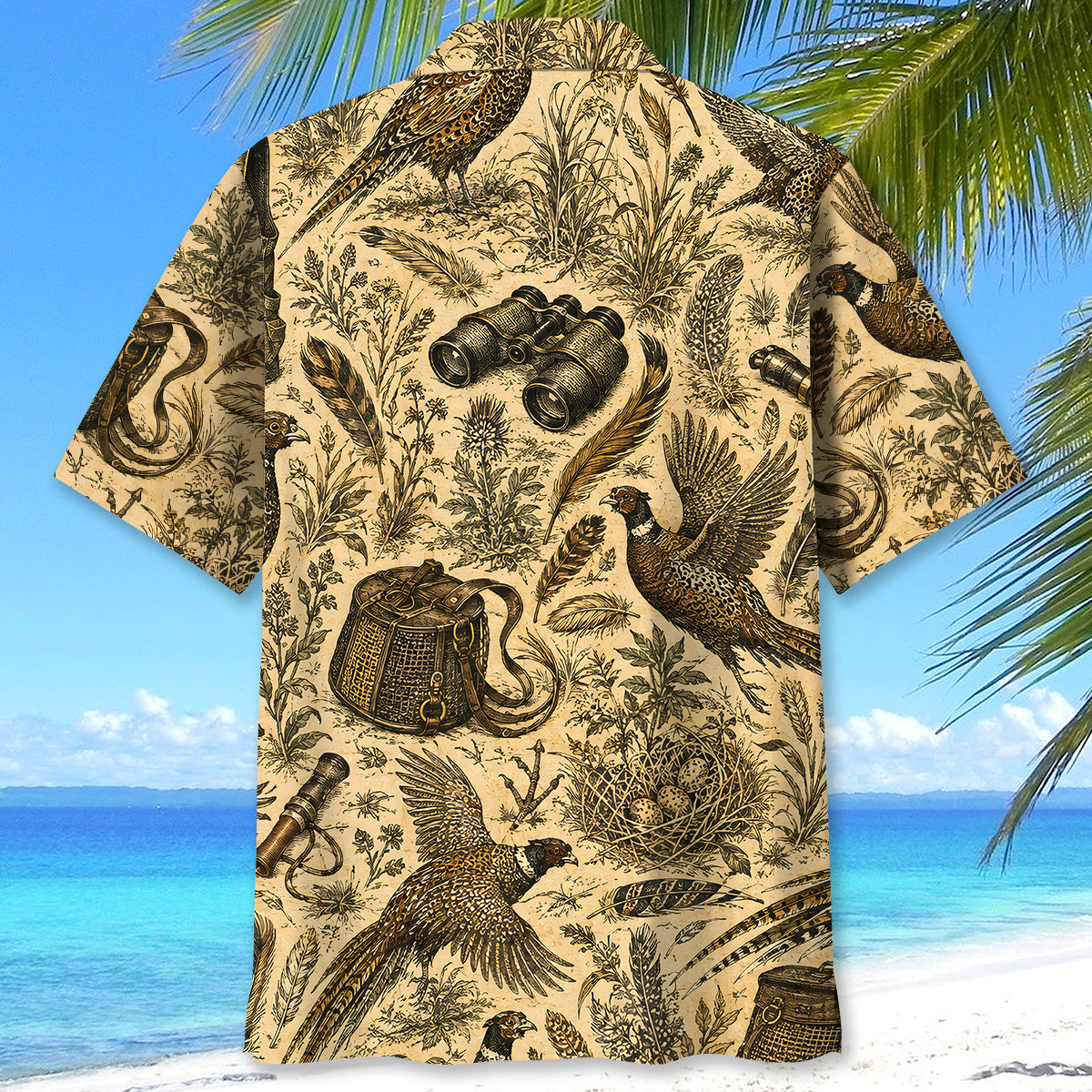 Pheasant Hunting Vintage Hawaiian Shirt