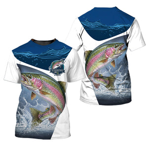 The River Strike Rainbow Trout Fishing All Over Print Shirt