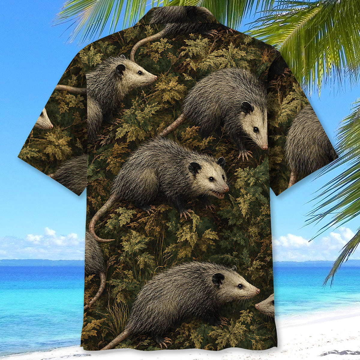 Wild Opossum Vintage Pattern