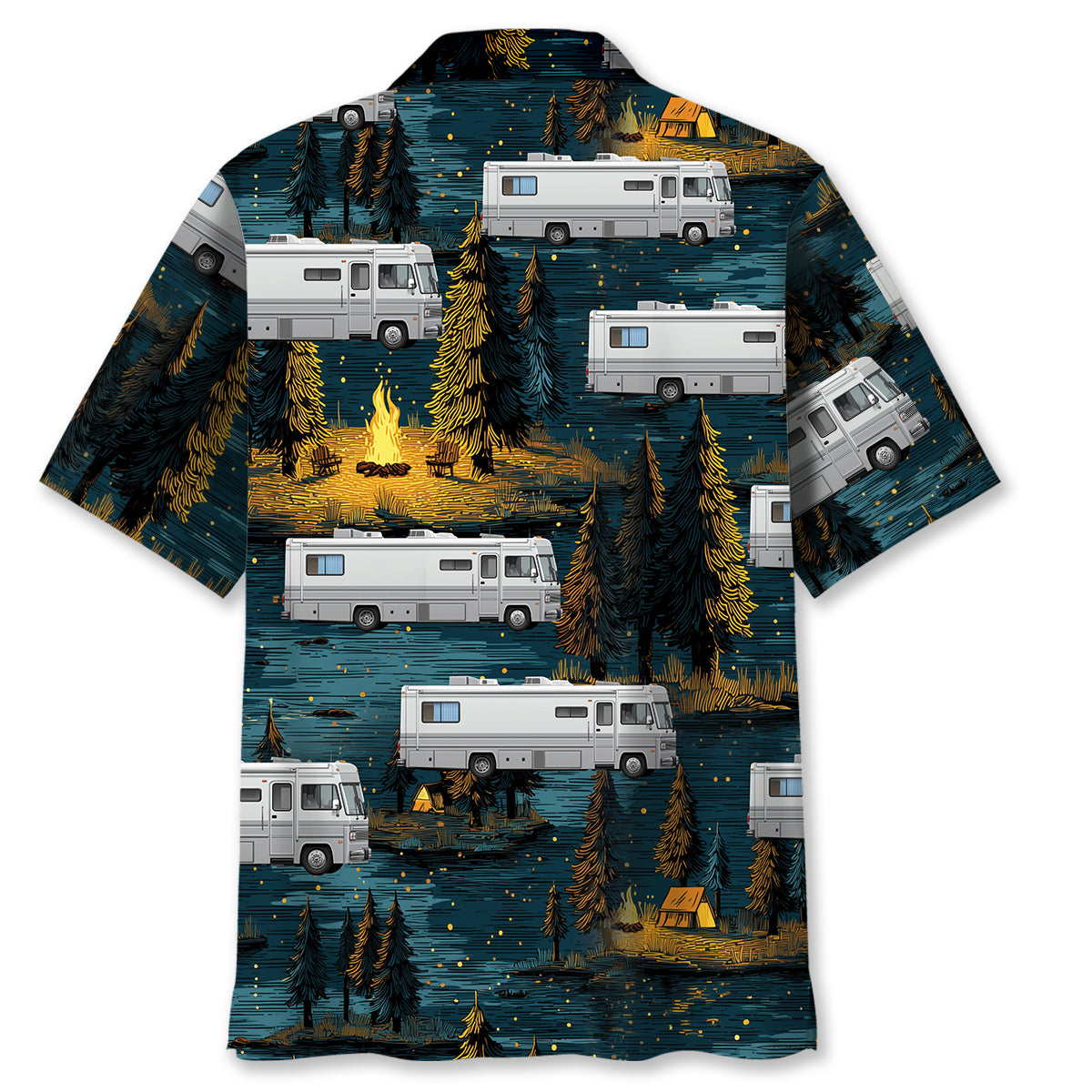 Funny Class A Sleeper RV Hawaiian Shirt