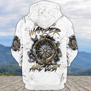 Not All Who Wander Are Lost Compass Cracks All Over Print Shirt