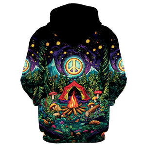 Campfire Peace Life All Over Print Shirt