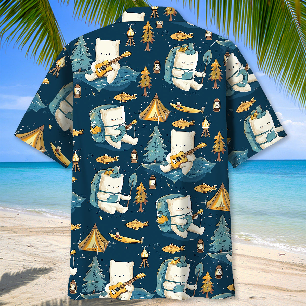 Marshmallow Adventure Hawaiian Shirt