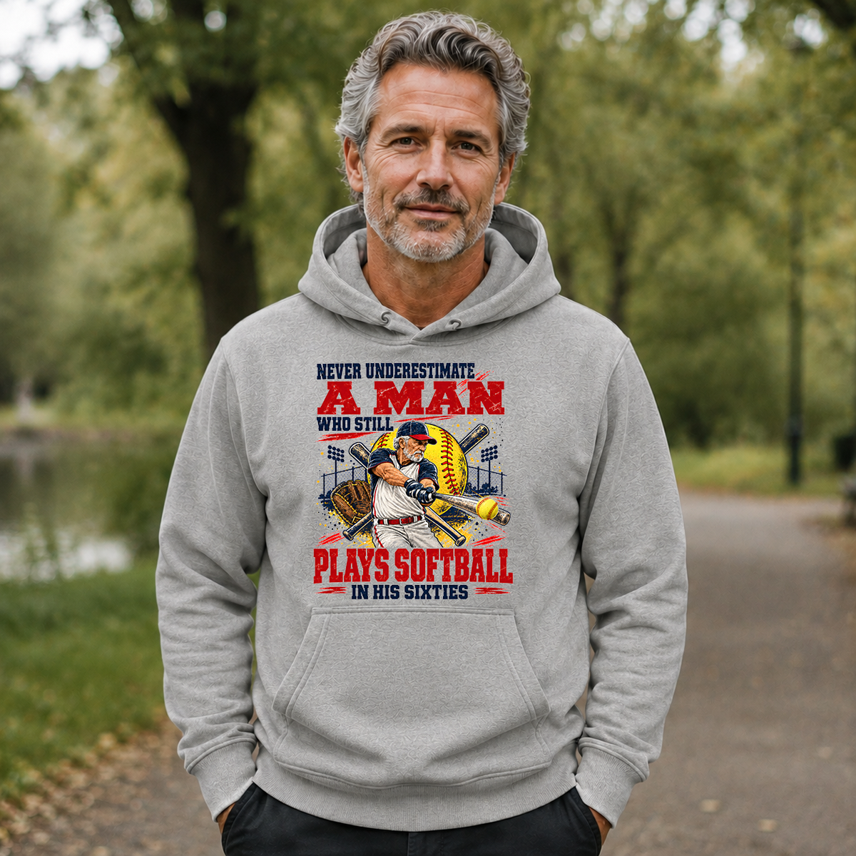 A Man Still Plays Softball In His 60s - 5-HS2D-Ash