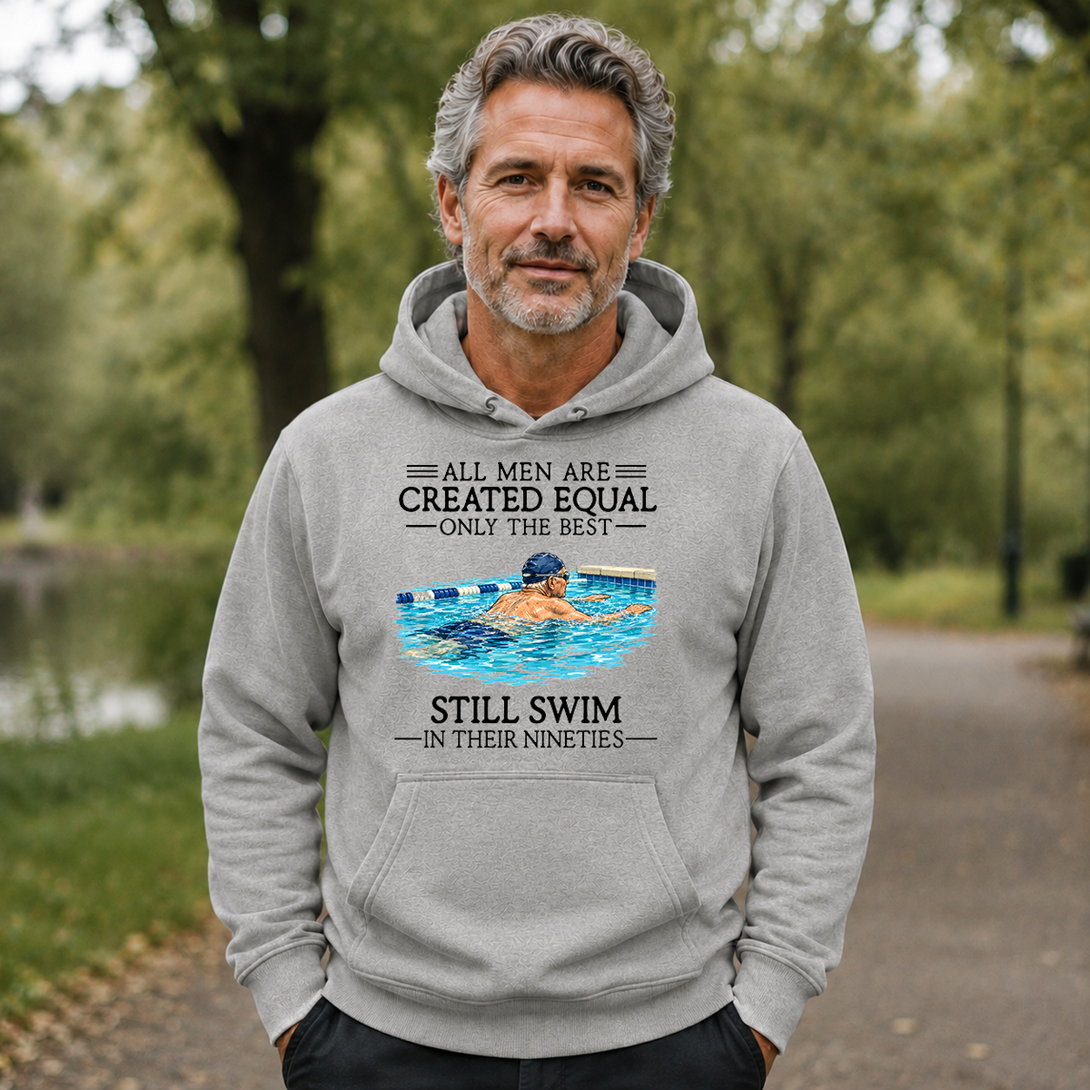 All Men Are Created Equal Only The Best Still Swim 90 - 5-HS2D-Ash