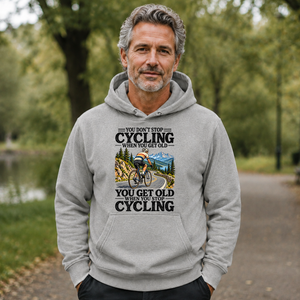 You Don't Stop Cycling When You Get Old - 5-HS2D-Ash