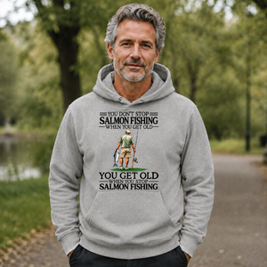 Don't Stop Salmon Fishing Vintage - 5-HS2D-Ash