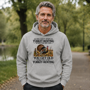 Don't Stop Turkey Hunting - 5-HS2D-Ash