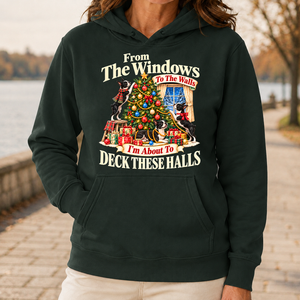 From the Windows to the Walls Boston Terrier - 5-HS2D-ForestGreen
