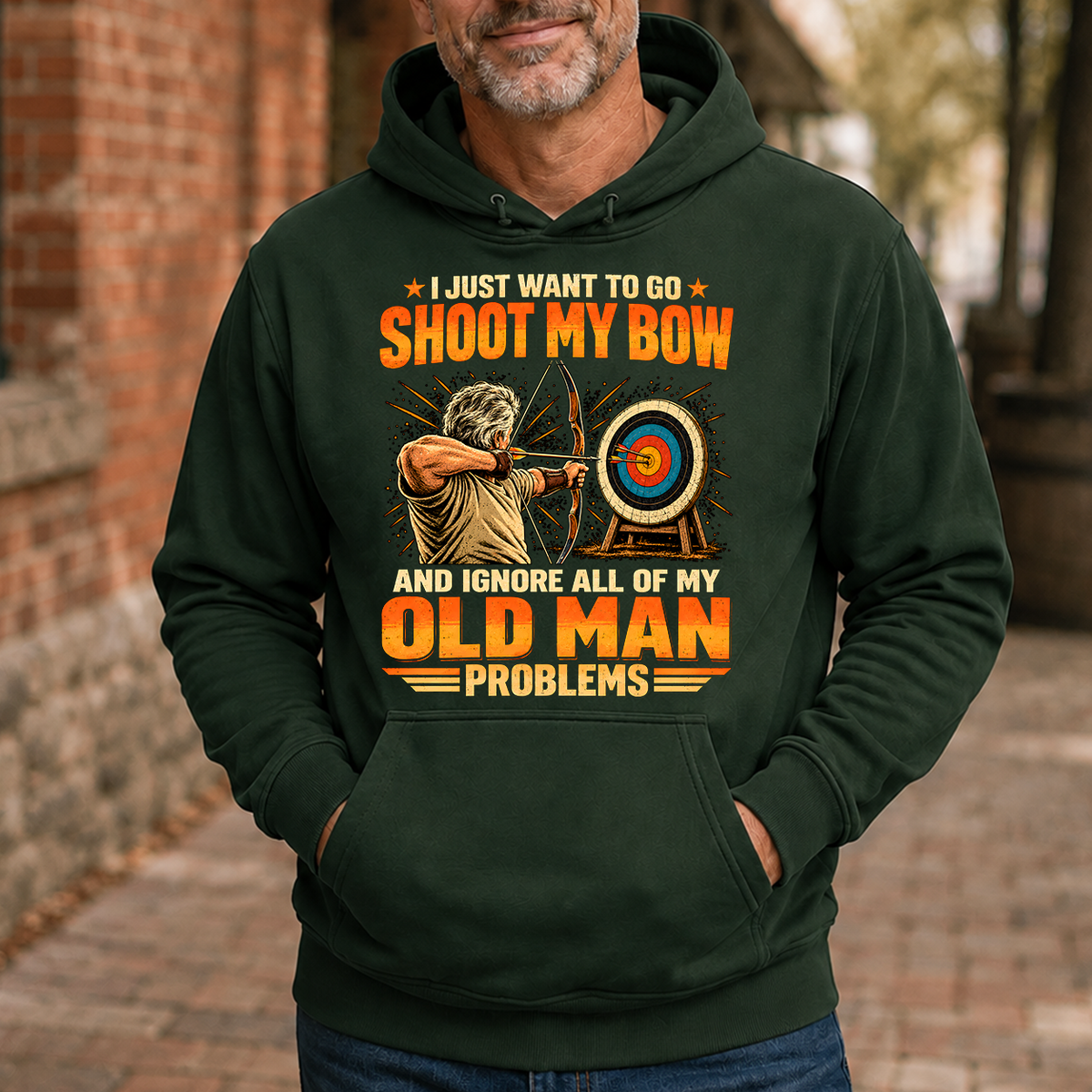 I Just Want To Go Shoot My Bow - 5-HS2D-ForestGreen