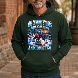 Curling Stones Are Calling And I Must Go - 5-HS2D-ForestGreen