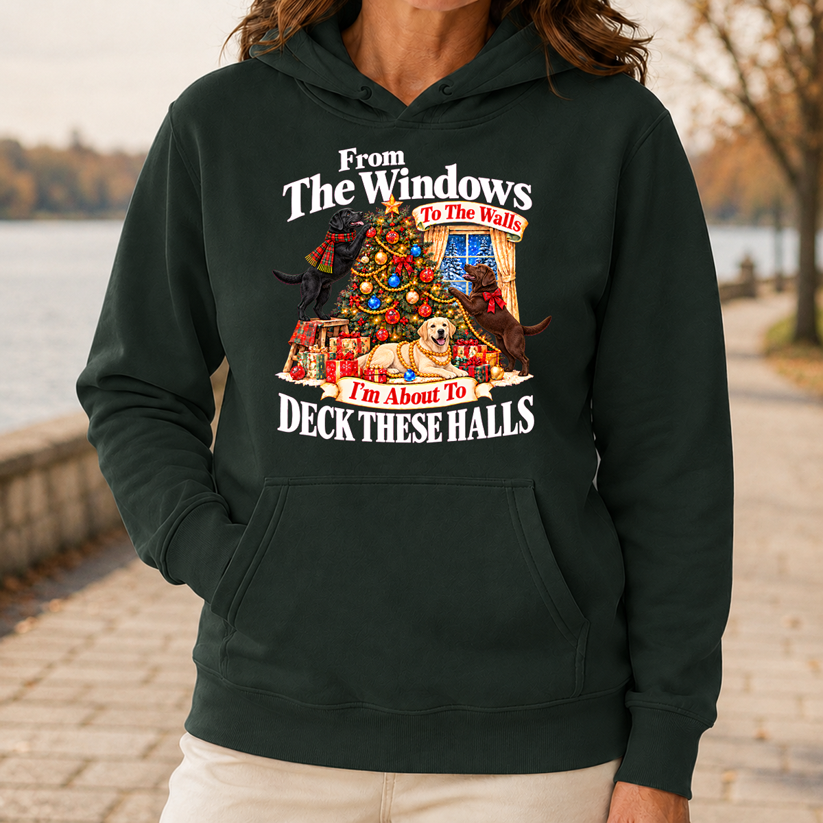 From the Windows to the Walls Labrador Retriever - 5-HS2D-ForestGreen