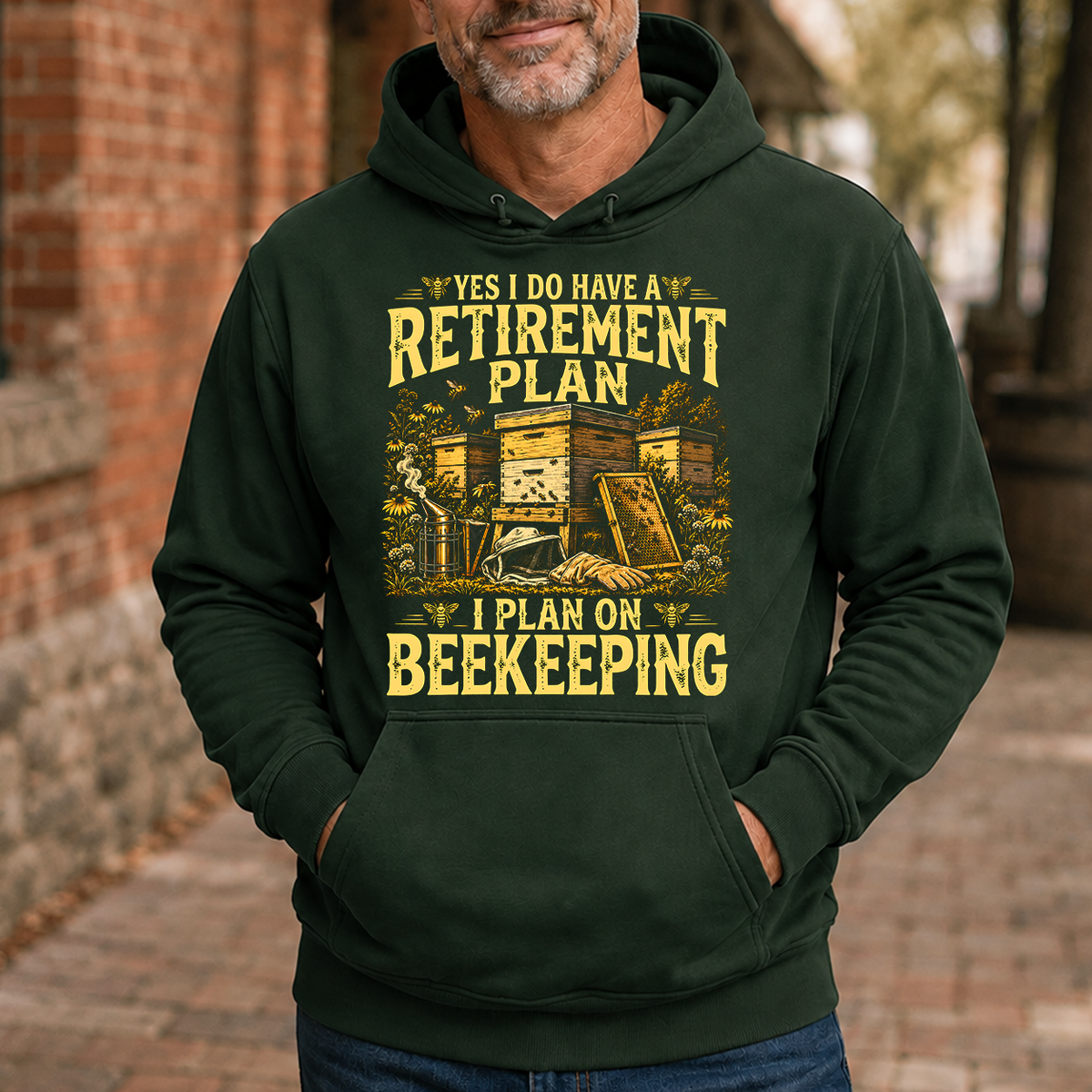 I Do Have A Retirement Plan I Plan On Beekeeping - 5-HS2D-ForestGreen