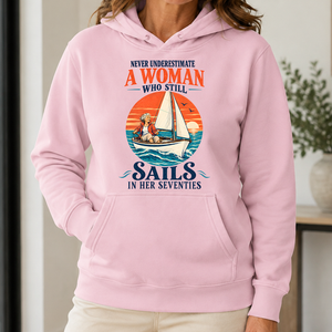 Never Underestimate A Woman Still Sails - 5-HS2D-LightPink