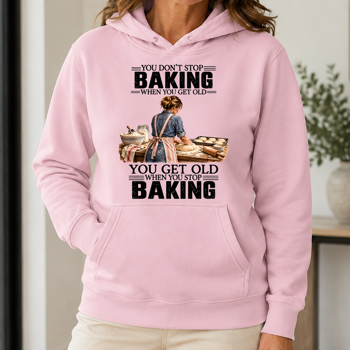 Vinatge You Get Old When You Stop Baking - 5-HS2D-LightPink