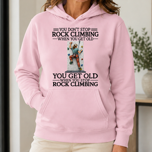 Don't Stop Rock Climbing Woman - 5-HS2D-LightPink
