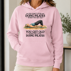 Don't Stop Doing Pilates Woman - 5-HS2D-LightPink