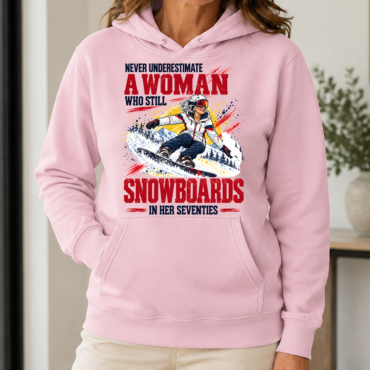 A Woman Still Snowboards In Her 70s - 5-HS2D-LightPink