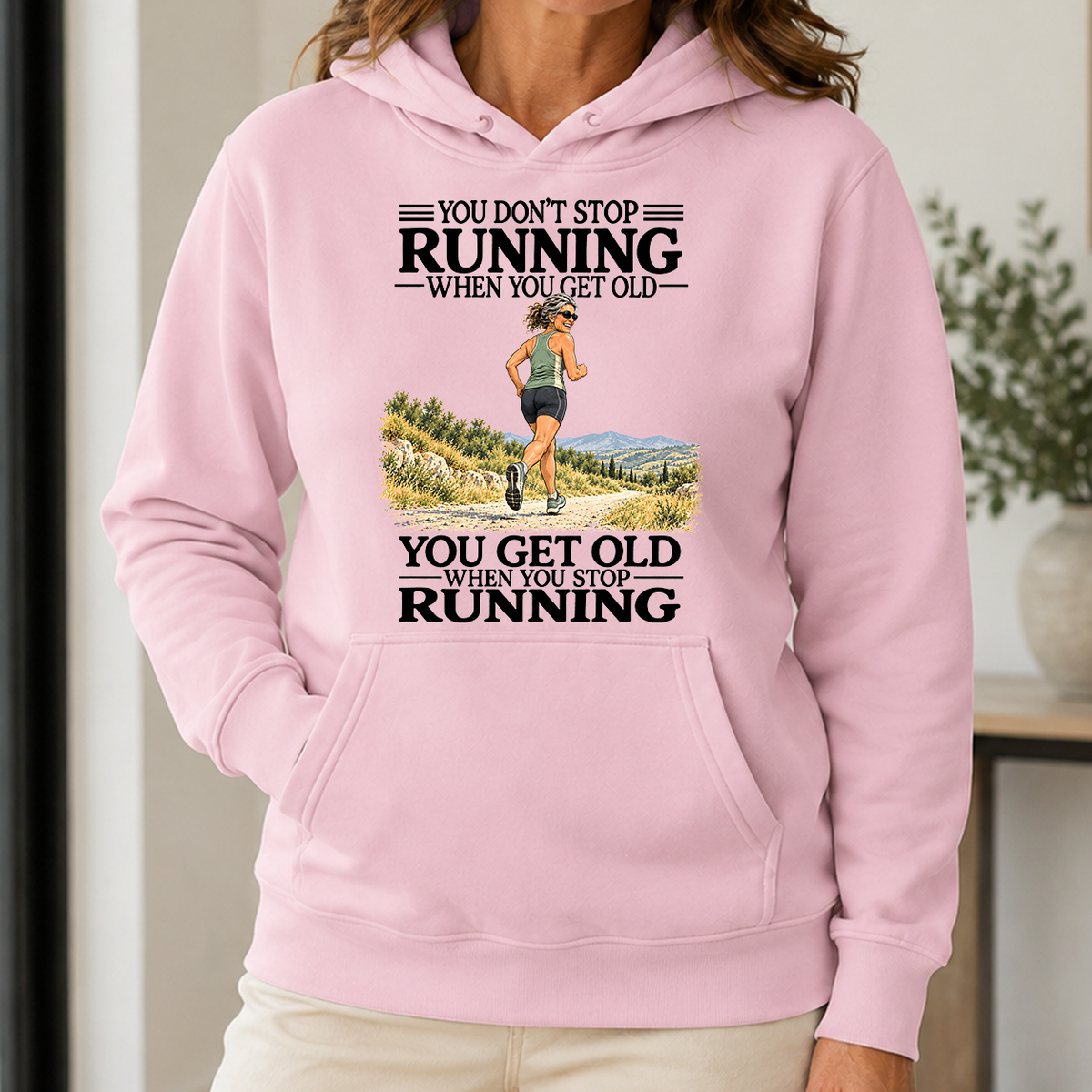 Don't Stop Running - 5-HS2D-LightPink