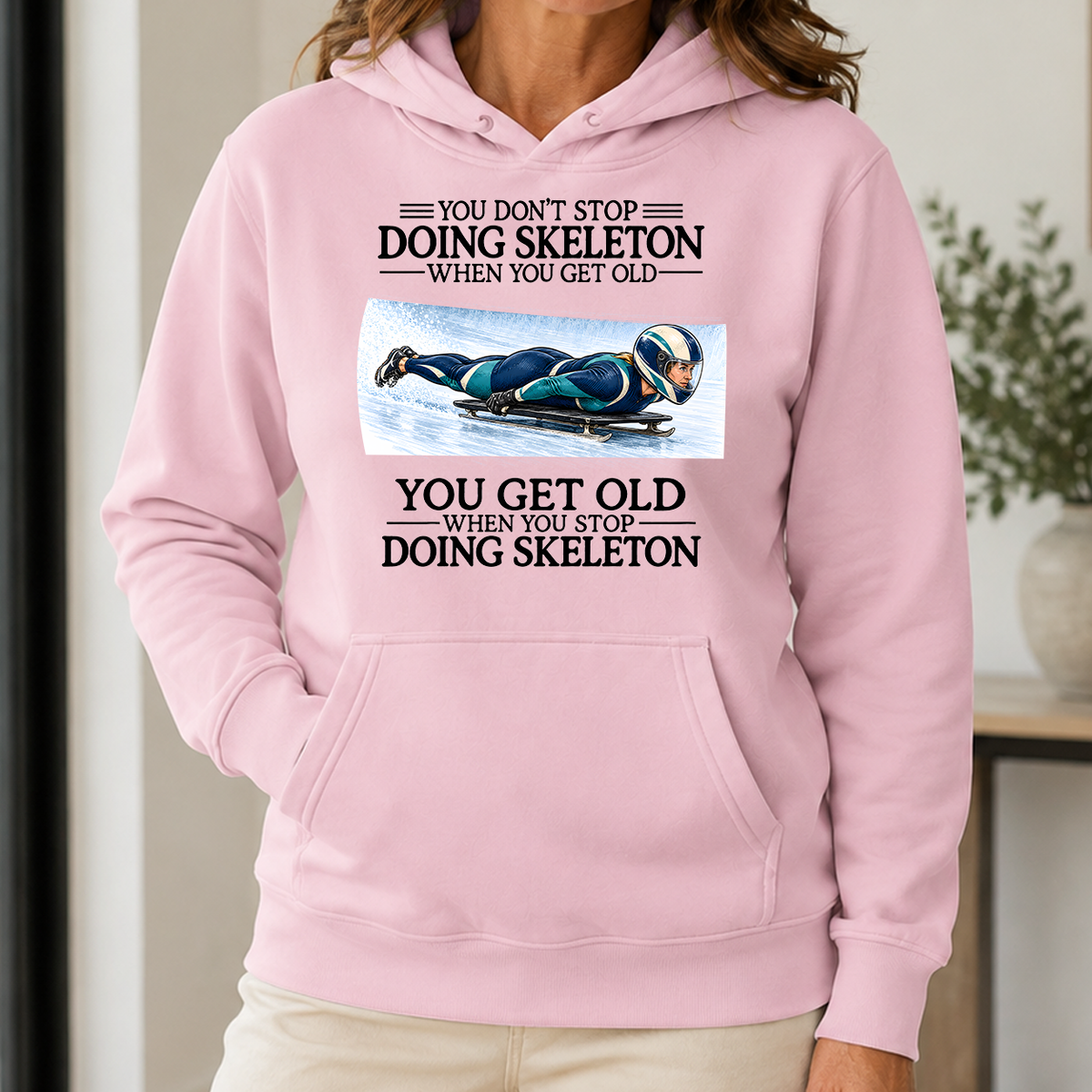 Don't Stop Doing Skeleton Woman - 5-HS2D-LightPink