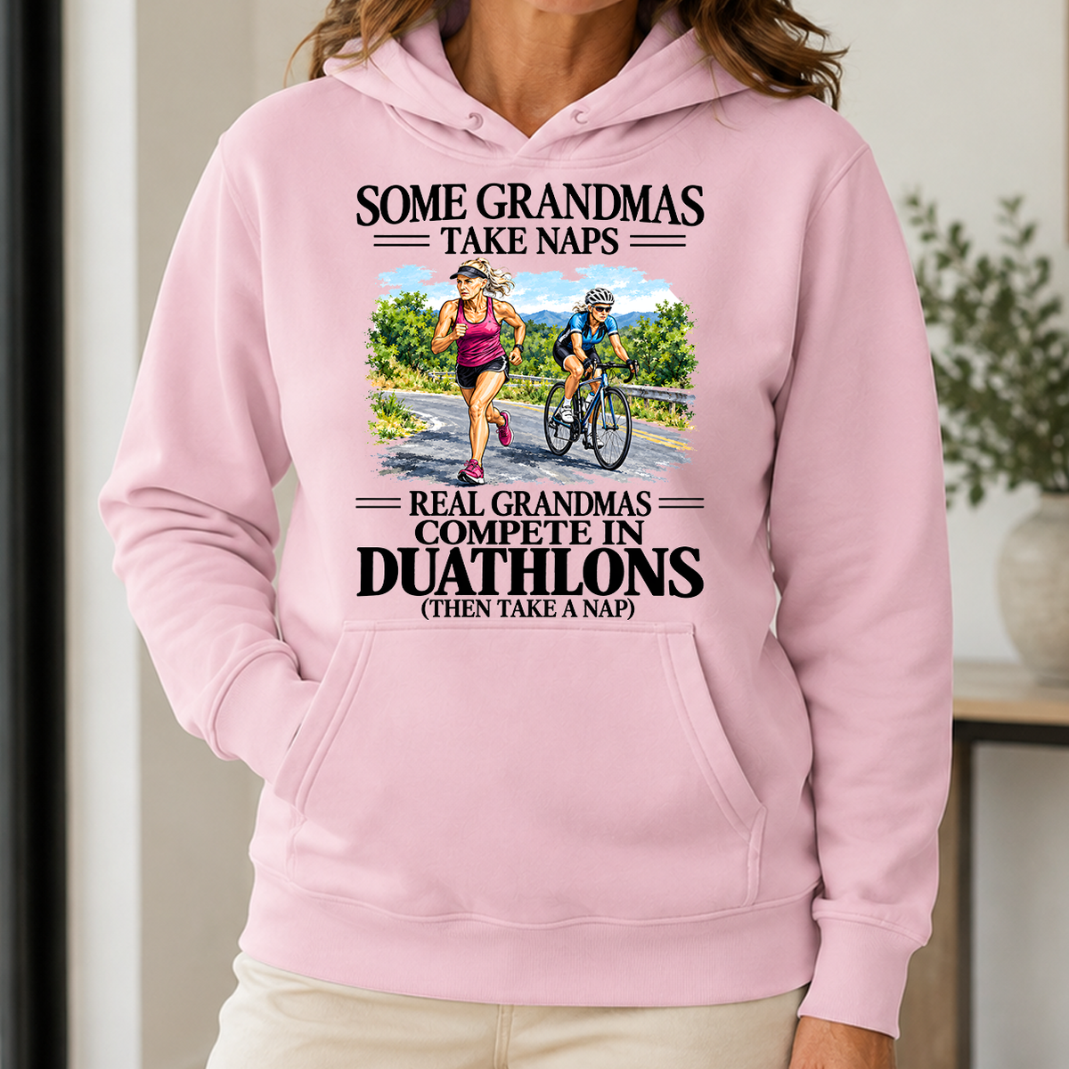 Real Grandmas Compete In Duathlons - 5-HS2D-LightPink