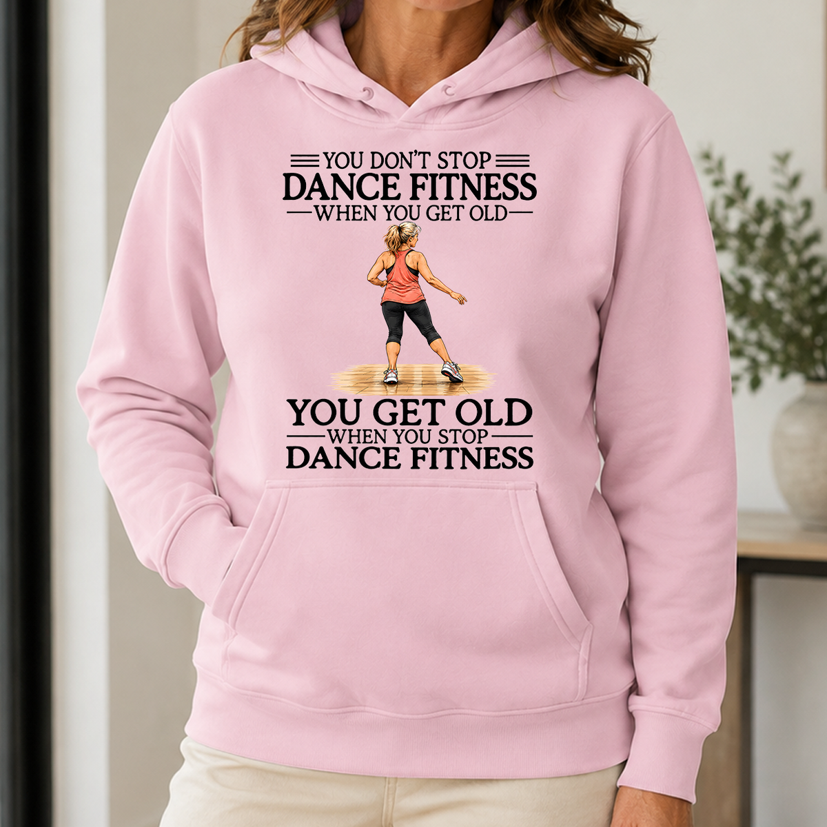 Don't Stop Dance Fitness Woman - 5-HS2D-LightPink