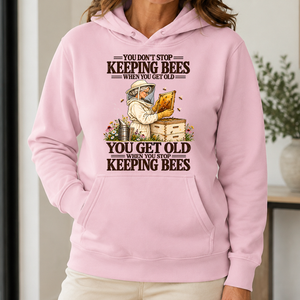 You Get Old When You Stop Keeping Bees - 5-HS2D-LightPink