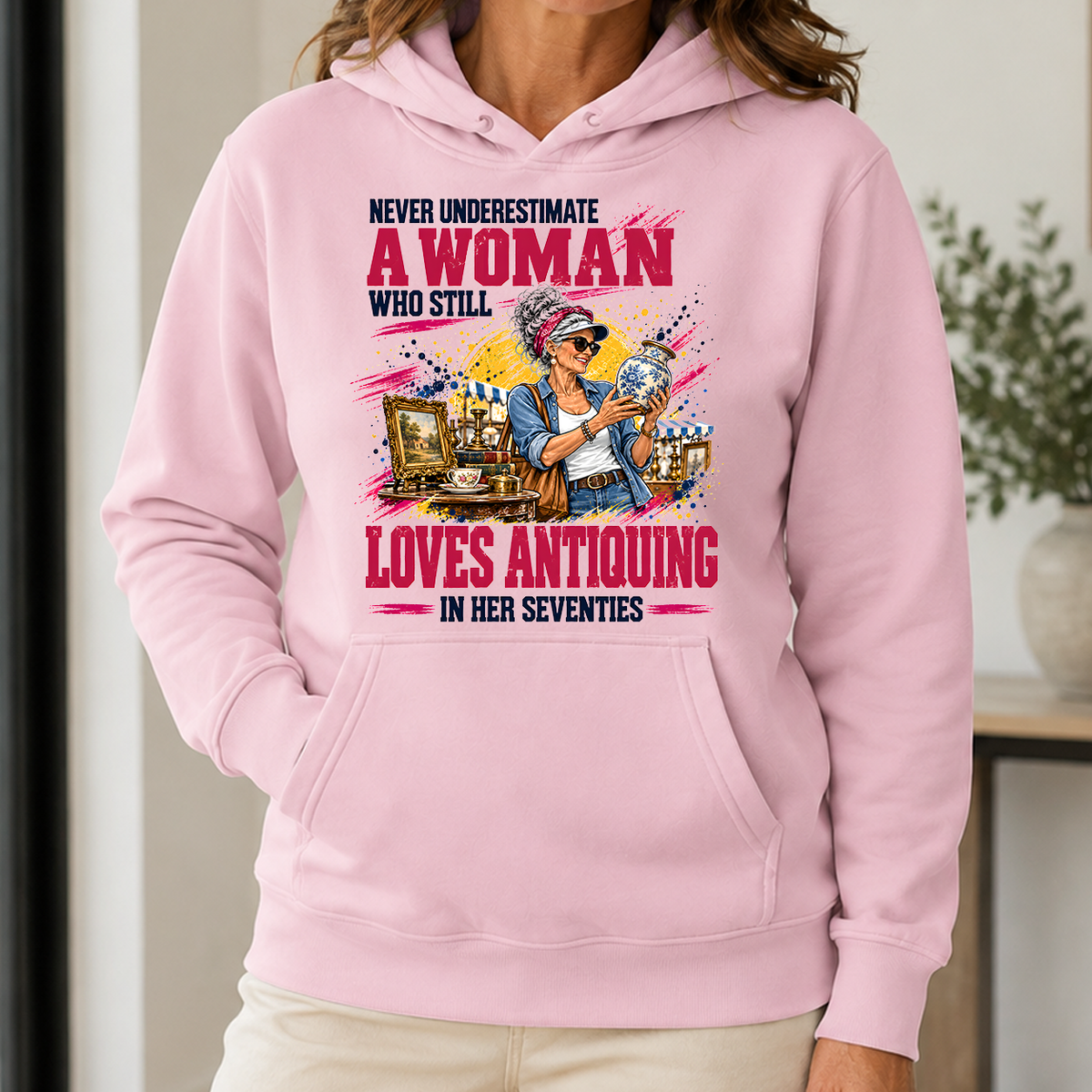 A Woman Still Loves Antiquing In Her 70s - 5-HS2D-LightPink