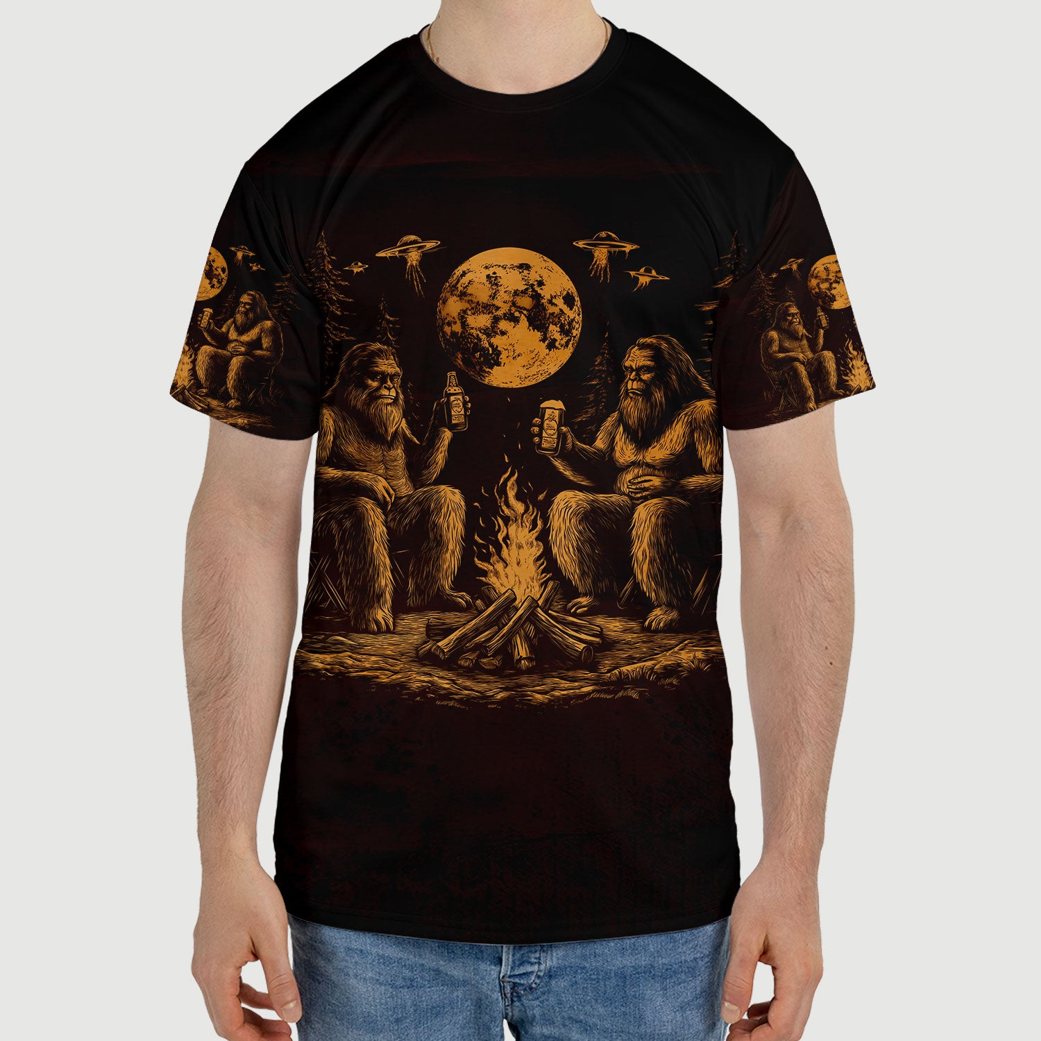 Making Memories One Campfire At A Time All Over Print Shirt