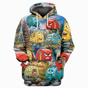 Funny Teardrop Trailer All over Print Shirt