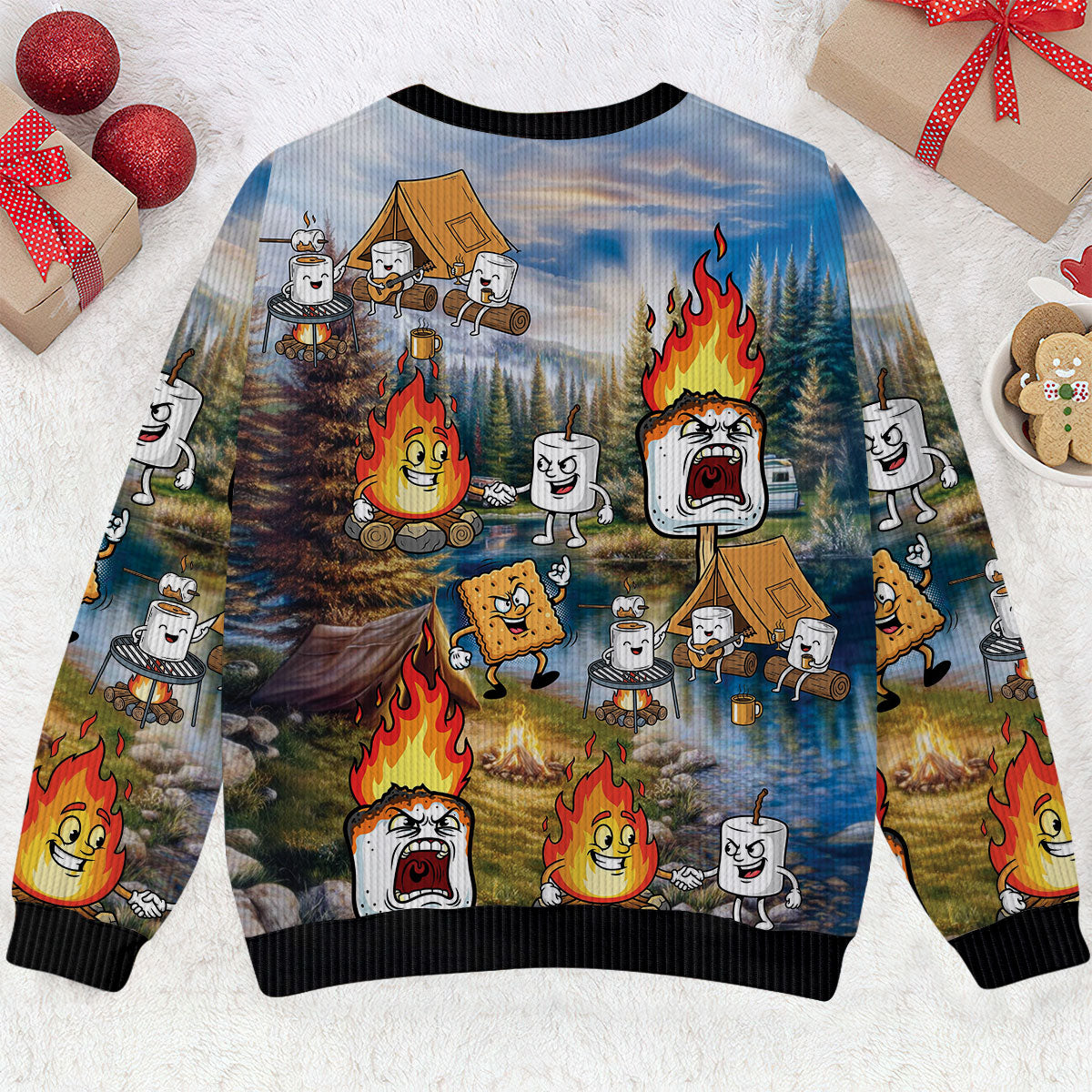 Burnt Marshmallow Ugly Sweater