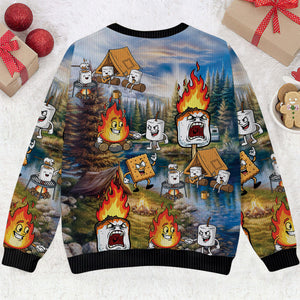 Burnt Marshmallow Ugly Sweater
