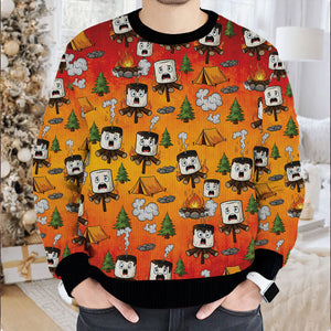 Burnt Mashmallow Dancing Party Hawaiian Shirt
