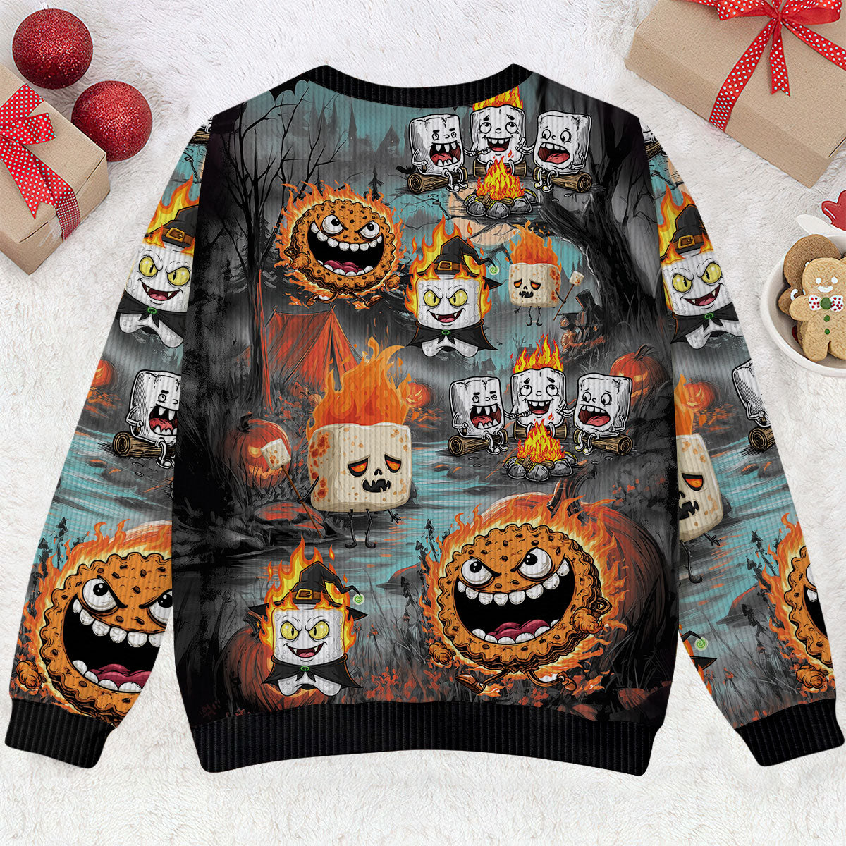 Burnt Marshmallow Ugly Sweater